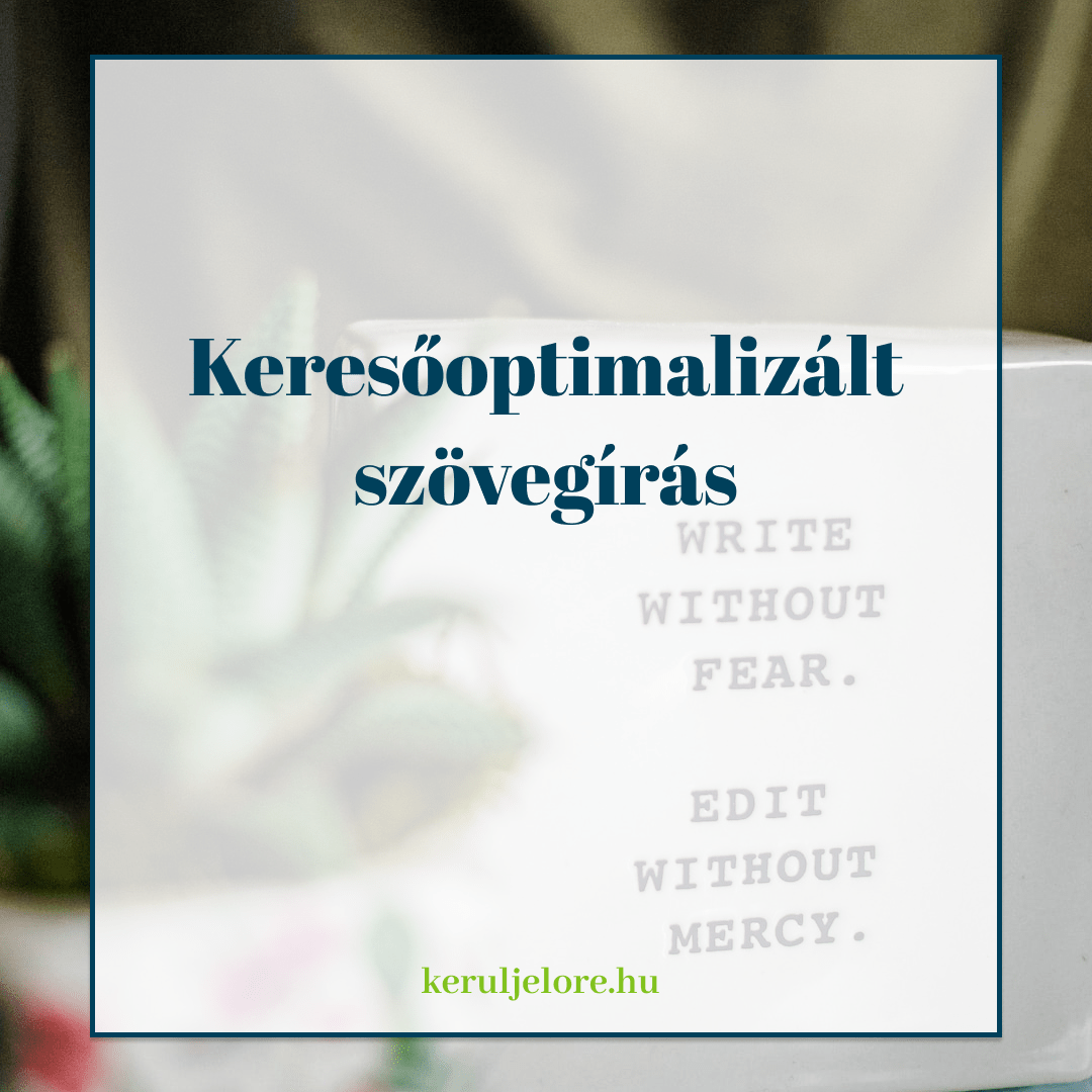 Keresőoptimalizált szövegírás
